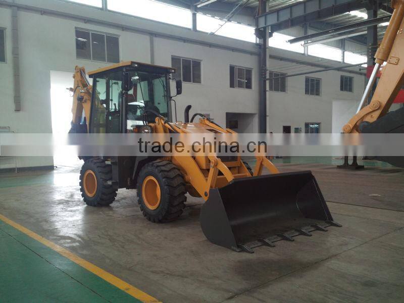 SDLG backhoe loader