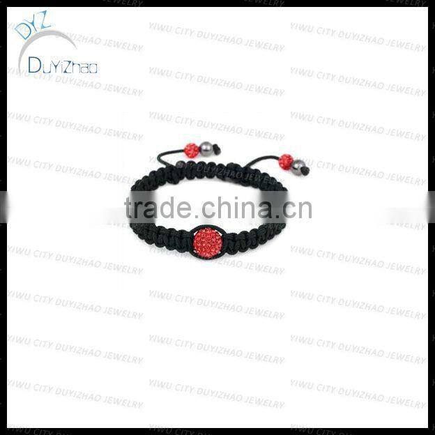 Fashion red shamballa bracelet