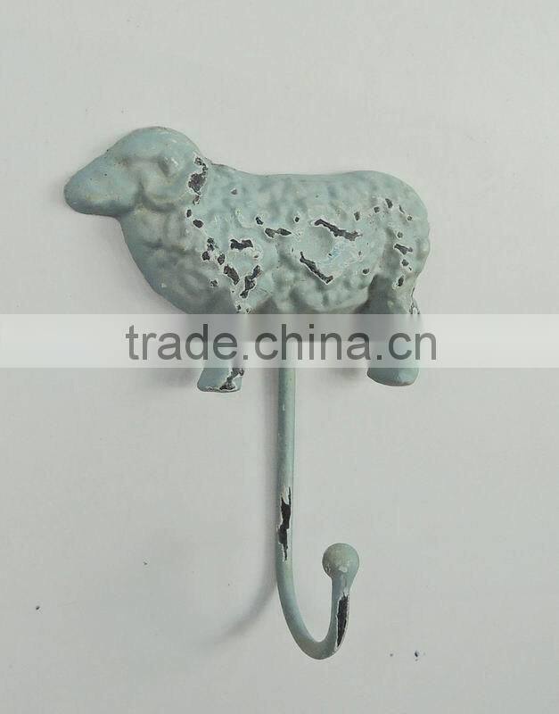 Antique handmade animal wall hook
