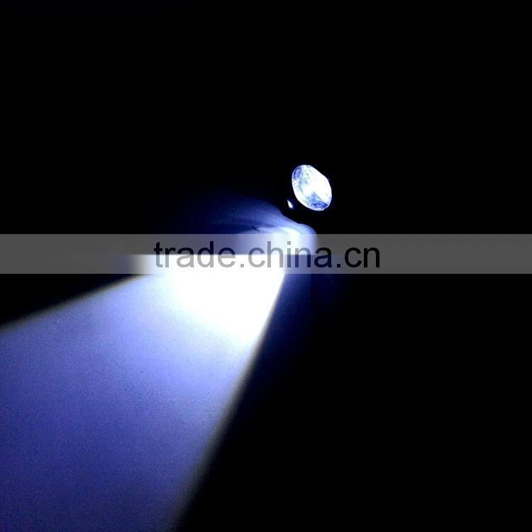 1W powerful led Zoom adjustable flashlight powered by 3AA batteries