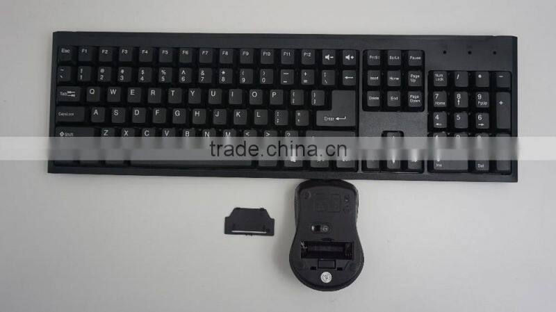 Shenzhen manufacture colored multi-media wireless keyboard and mouse combo factory price