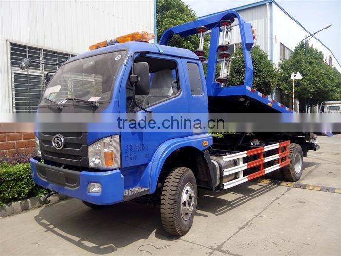 blue color 4*2 Forland flatbed tow truck for sale
