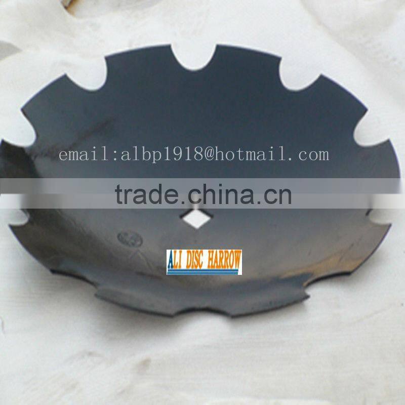 All sorts of notched disc blades with good quality in China