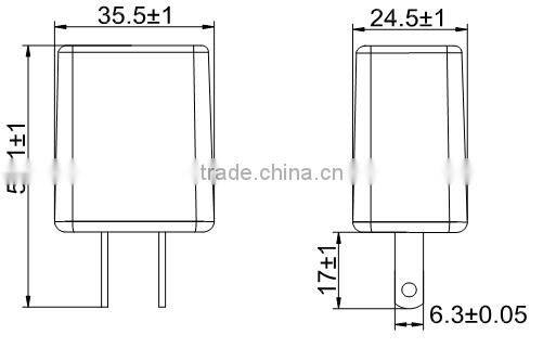Free sample worldwide 5V 1.5A usb power adapter 220 V with EU/UK plug