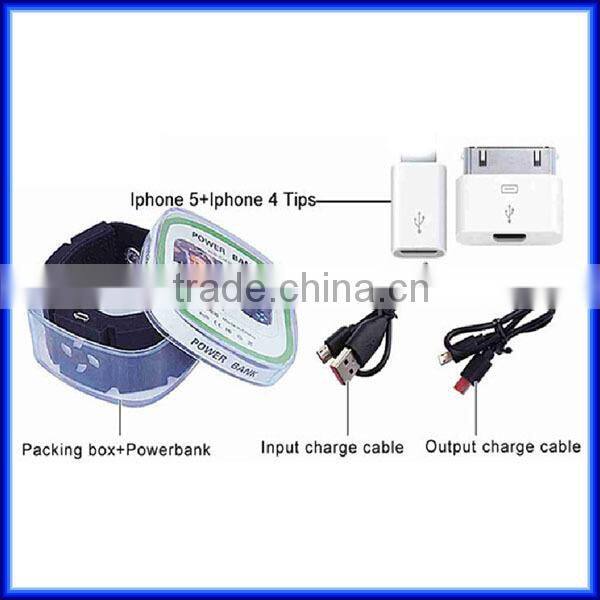 Novelty curved Wrist power bank/Wrist power bank/ curved Wrist power bank