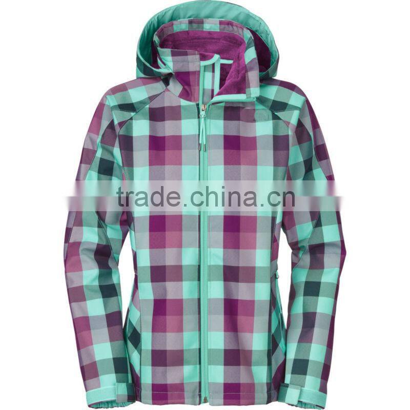 2013 new design softshell jacket women outdoor climbing