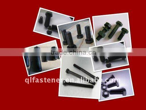 Bolts and nuts finish black grade 8.8 M6M-64