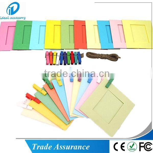 Fujifilm Instax Mini Instant Camera Film Frame Clip with Hanging Lanyard