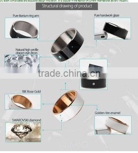 Wholesale Latest Wearable Tech New Gadgets 2015 Smart Timer Ring Compatible to NFC Watch Phones