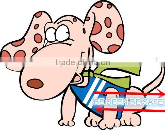 Ce Lightweight & Comfortable High Visibility Reflective Dog Vest With Adjustable Strap And Florescent Reflectors