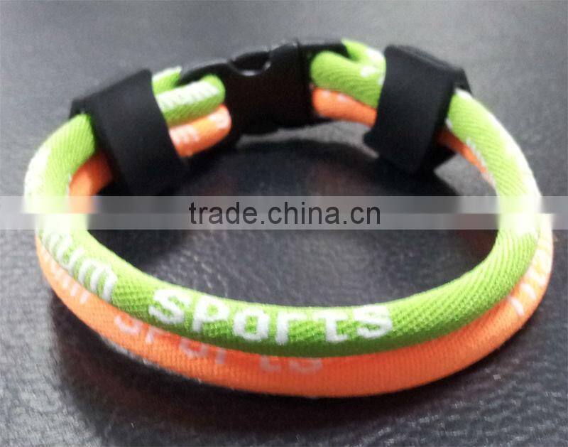 Best sale high quality oem 2 rope titanium sports necklace health titanium necklace
