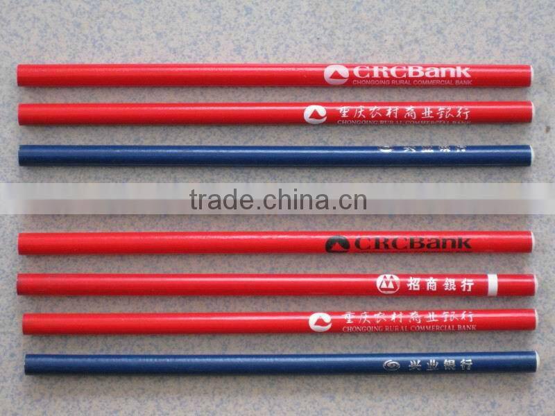 Promotion standard size round / hexagonal shape 2.0mm HB lead gift pencil with dipped top