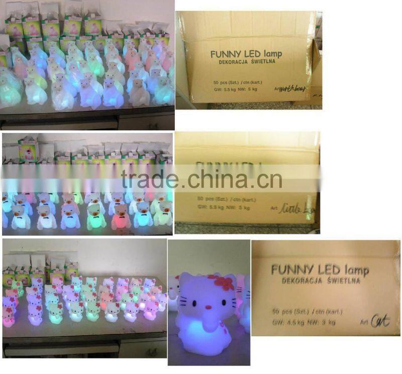 making sense led flashing keychain