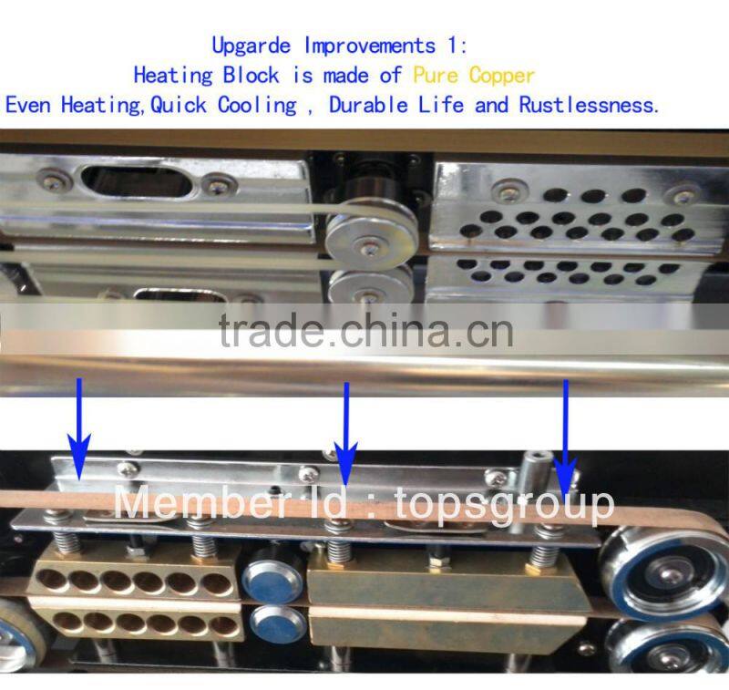 Hot selling Continuous Plastic bag sealing machine Shanghai Price