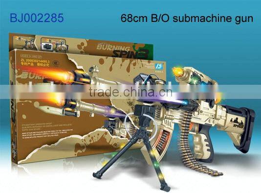 new item army toy gun blue plastic b/o toy sound gun