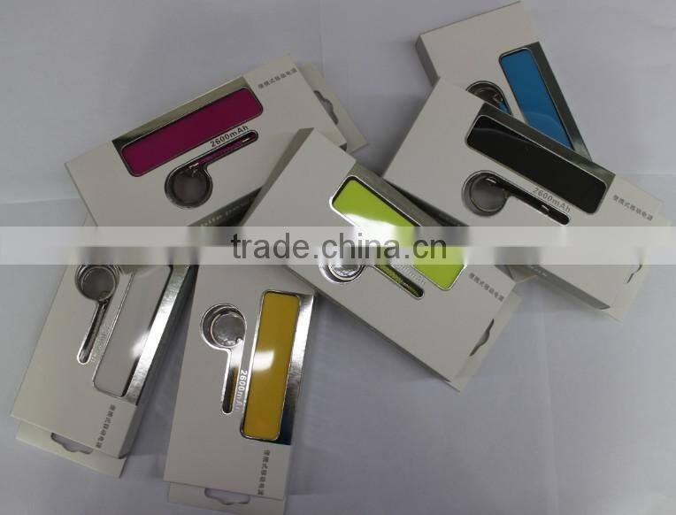 portable cheap power bank 2200mah ce