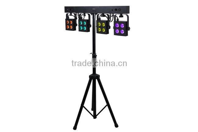 Party dj light DMX LED 4Par System 16x4-in-1 RGBW