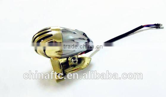 Motorcycle Vintage Antique Solid Brass Grilled Tail light Brake Lamp For Harley, Chopper, Bobber