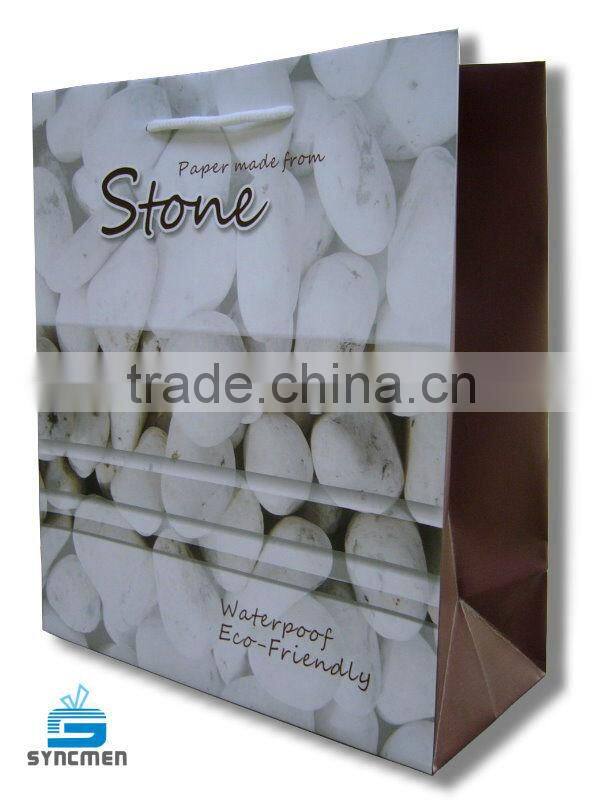 Eco-friendly Stone paper bag manufacturer