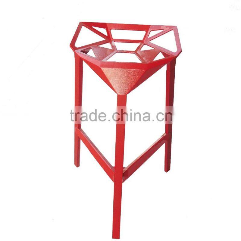 Bistro Furniture Aluminium with Powder Coated Transformer Shape Bar Stool chair
