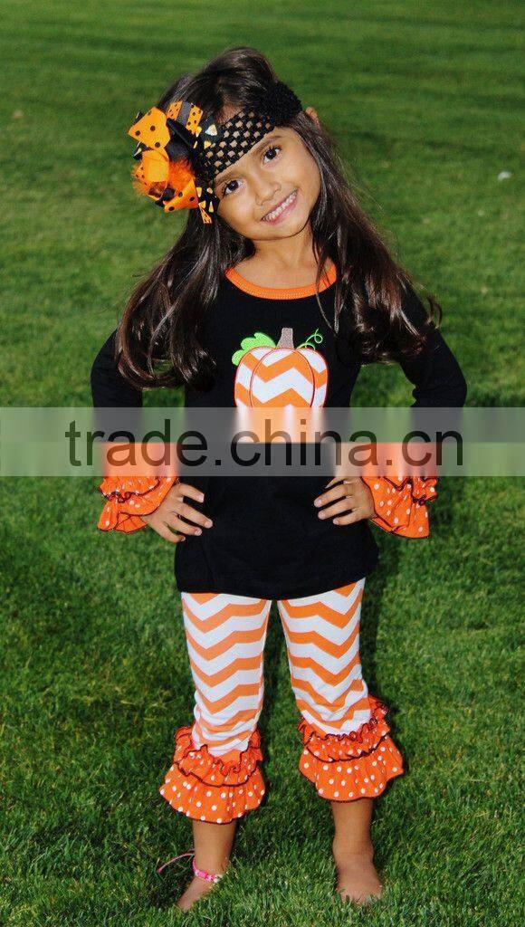 School girl outfit adorable cute halloween clothes stripe pants black top child fall outfits