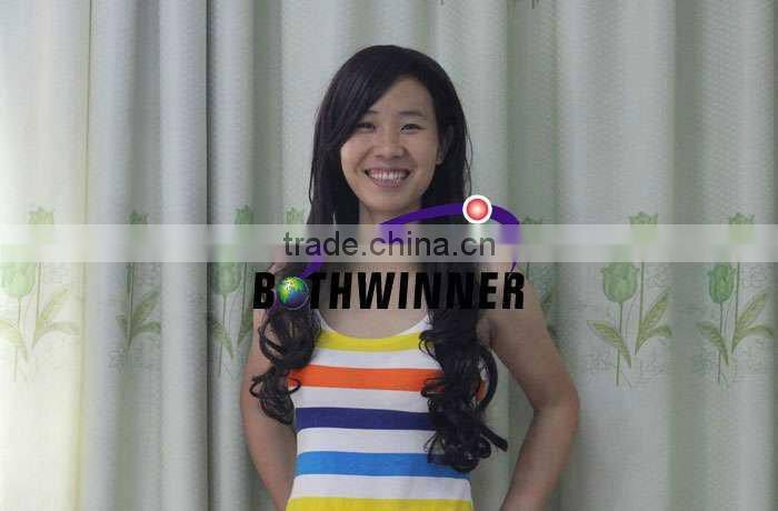 Fashion Long Brown Wavy Cosplay Hair Wig