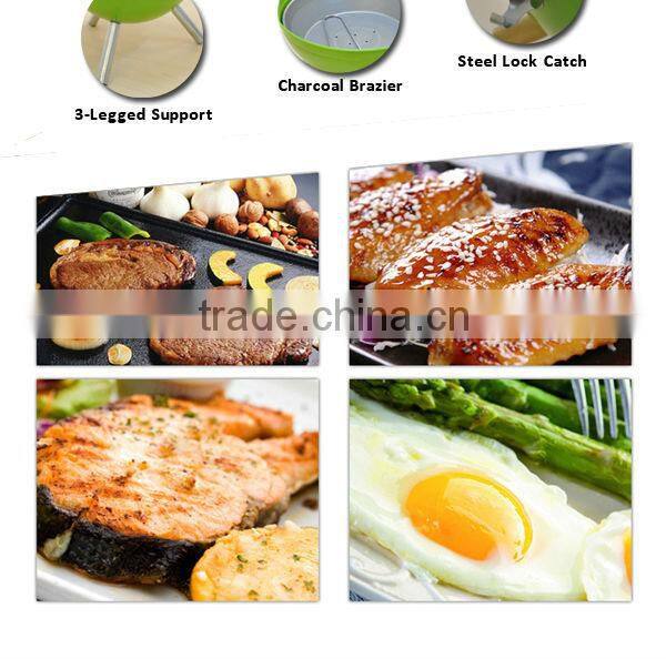 CE approved portable charcoal kebab grill