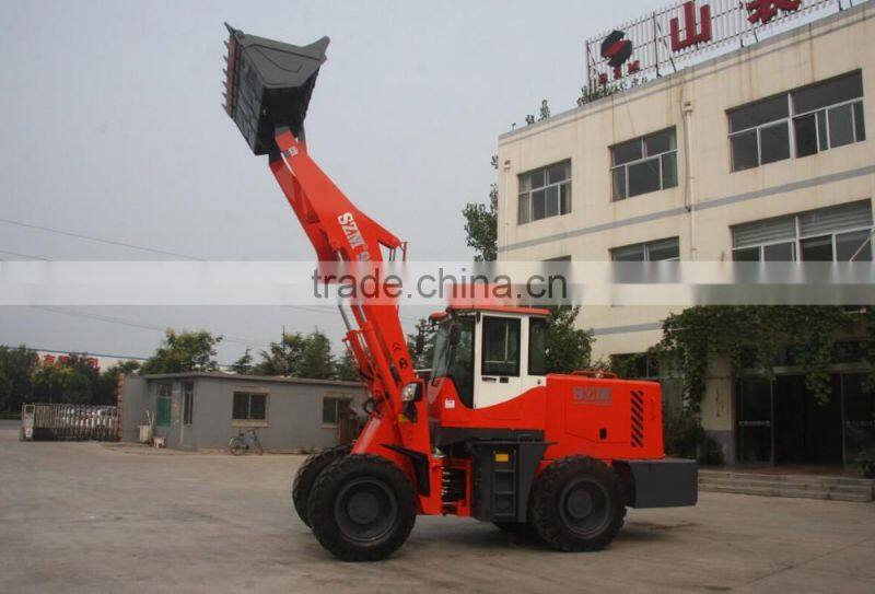 High dumping wheel loader with 4.5m dumping distance