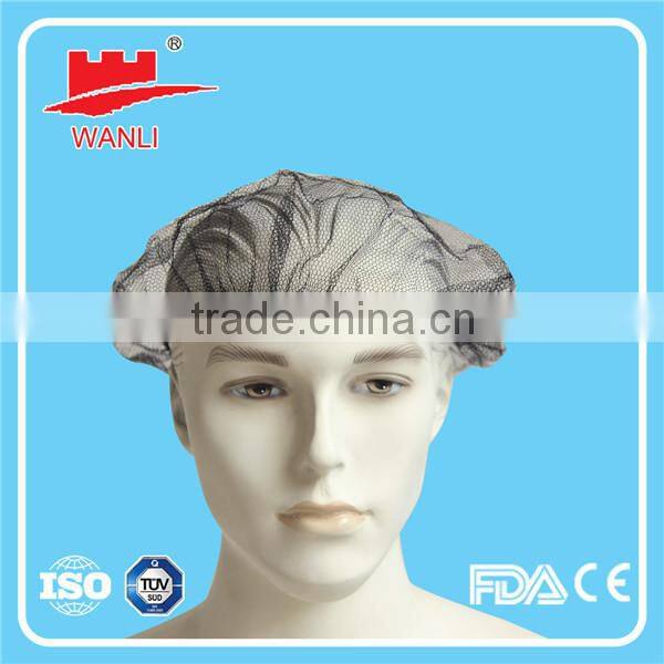 Nylon hairnet /nylon cap/disposable nylon hat