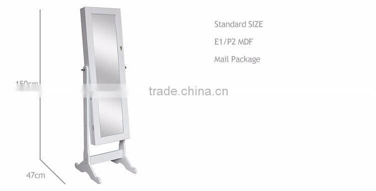 Antique mirrored jewelry cabinet design living room furniture