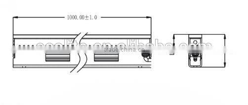 2015 stainless steel IP67 4000k 20w linear DMX led ingroud light