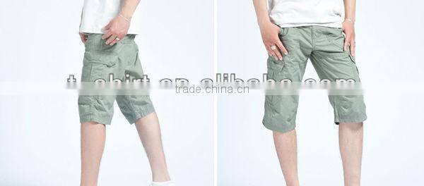 high quality fitness men 2 pockets casual shorts