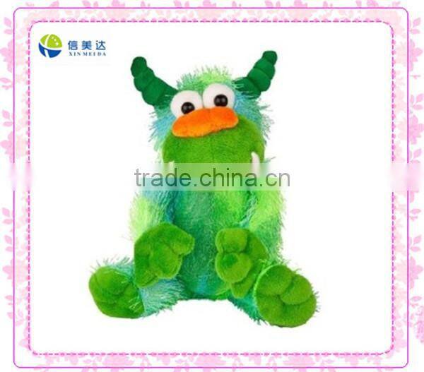 Green monster custom plush backpack