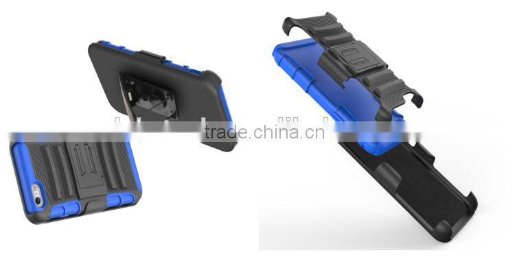 3in1 Hybrid robot armor kickstand phone defender case for iphone6 Stand cover case
