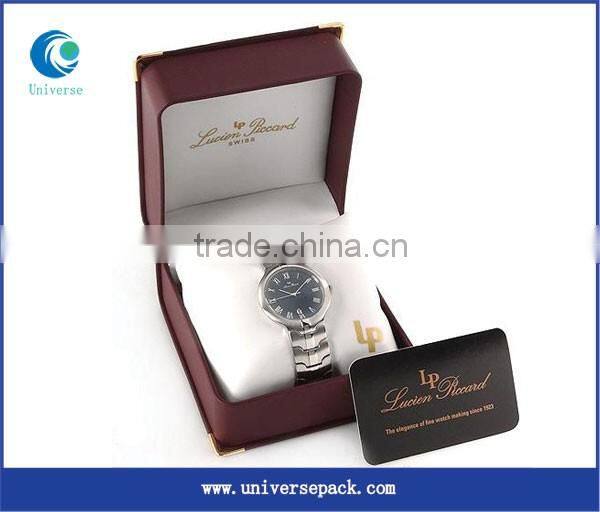 For Packing With Lining Watch Box Plastic High Grade Pillow Inside Export Boxes