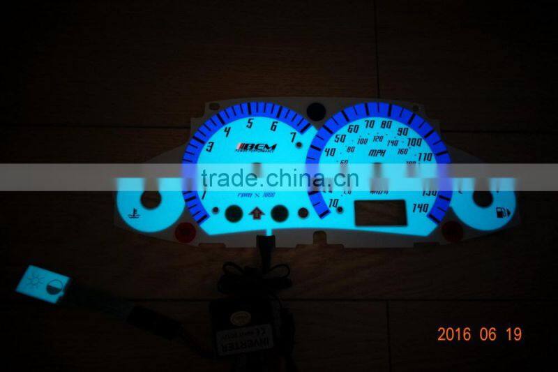 OSRAM material EL Luminous instrument board / EL sheet dashboard / EL panel dashboard