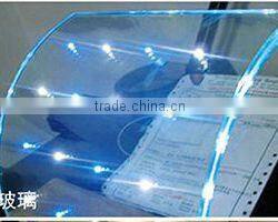 Decorative glass with LED light interlayer, ceramic digital print glass, laminated Glass, customized design