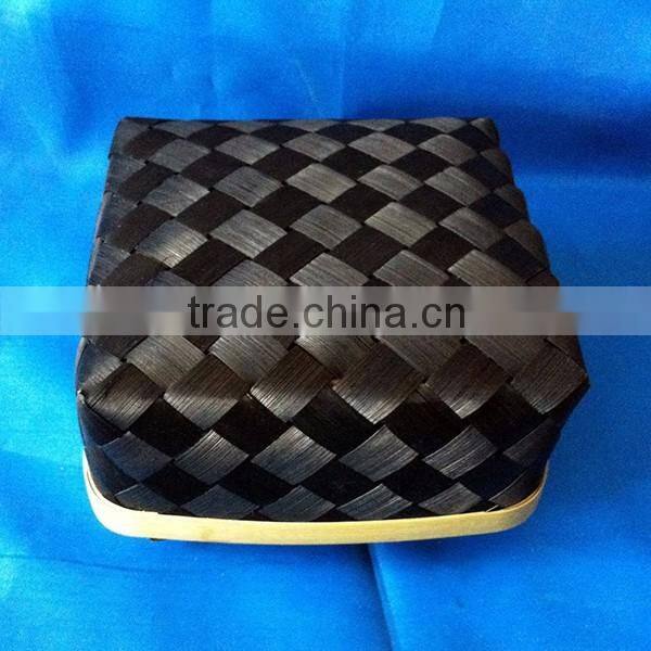 Handmade bamboo mini gift container