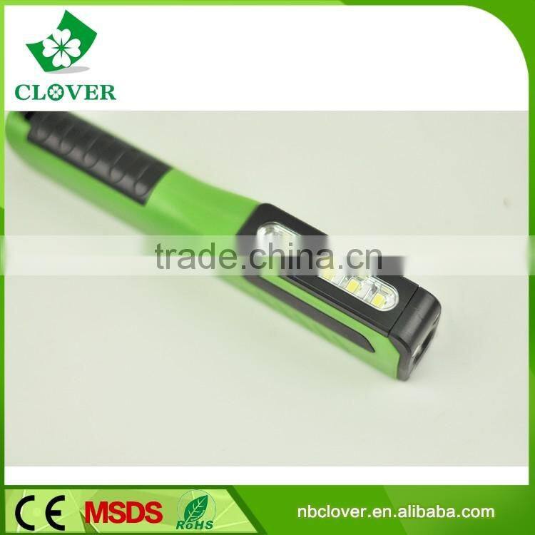 ABS 2*AAA battery(not include) with 4pcs magent led pen shape flashlight