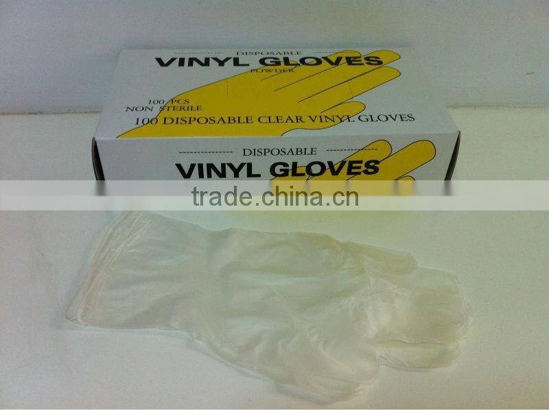 Cheap Examination Disposable Vinyl Gloves
