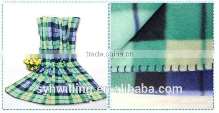 100% polyester material design printing polar fleece blanket