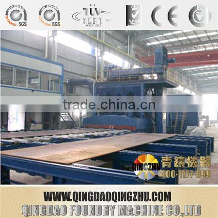 Steel Plate Shot-blasting Machine / Steel Plate Automatic Blast Machine For Surface