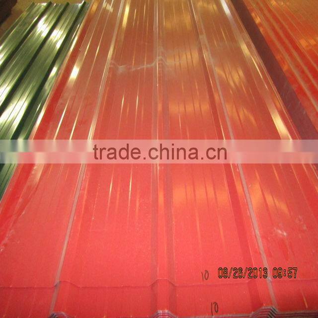 corrugated shee/weight of galvanized corrugated iron sheet/long span color coated corrugated roofing sheet
