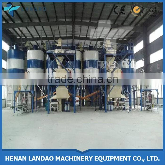Building Materail Machinery semi-automatic dry mortar and plaster board production line