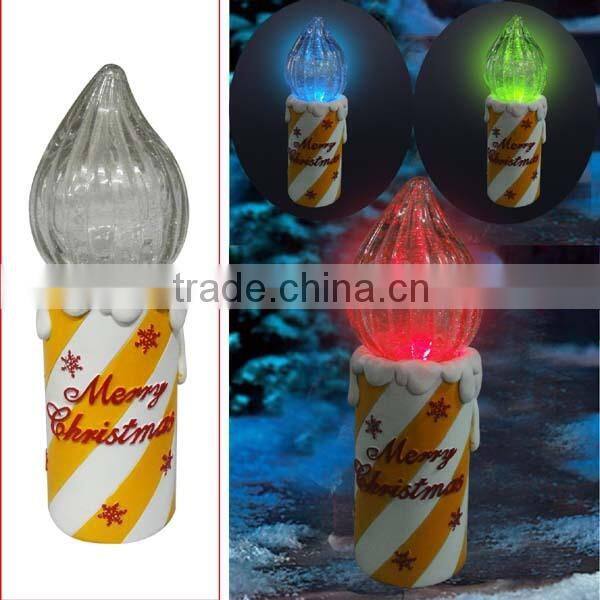 Christmas decoration color changing led candle light