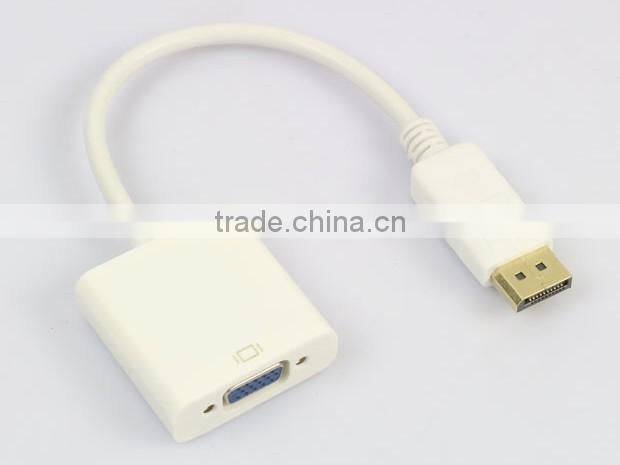 Gold Plated DisplayPort to VGA Cable 1 Feet