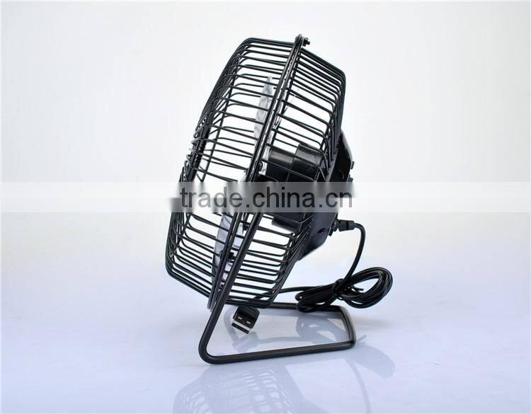 USB mini desk cooler fan quietness metal computer laptop PC plug charge fans