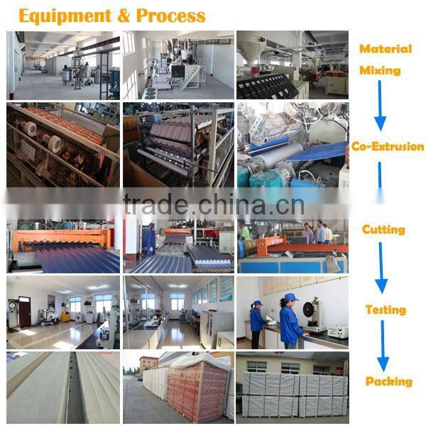 new product 4 layers glass fiber upvc roof sheet