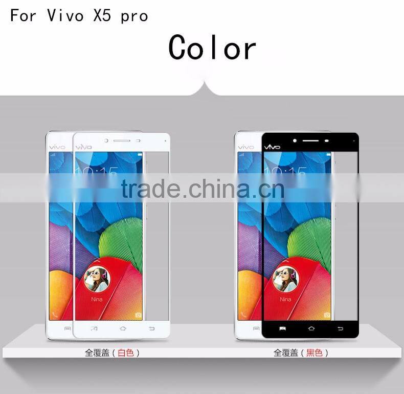 Asahi 0.33mm color tempered glass screen protector for Vivo X5 pro