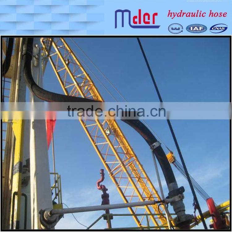 Working pressure 5000PSI API 4sp rotary drilling steel wire reinforced bop rubber hose